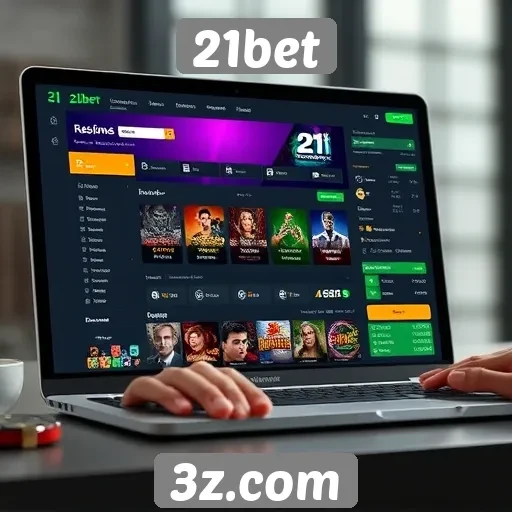 Facilidade de uso da interface do 21bet