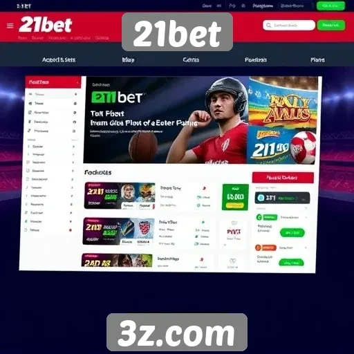 Guia de navegação e usabilidade do 21bet